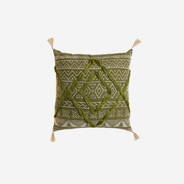 Green Cushion Boho (45 x 5 x 45 cm)