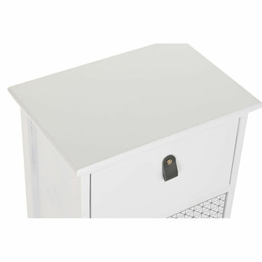 White Grey Chest of drawers in wood (36 x 25 x 62 cm)