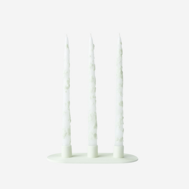 Oval Triple Candle Holder