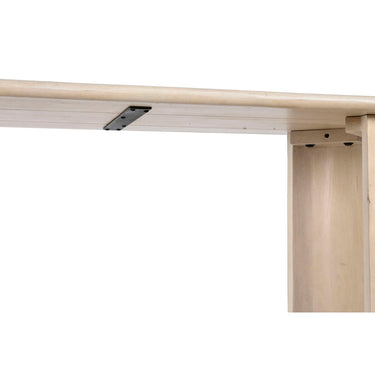 Side table DKD Home Decor White Wood Mango wood 147 x 45 x 76 cm