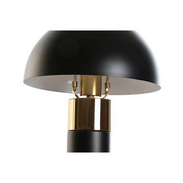 Lampe de bureau DKD Home Decor Noir Doré Métal 220 V 50 W 24 x 24 x 37 cm