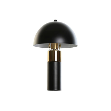 Lámpara de mesa DKD Home Decor Negro Dorado Metal 220 V 50 W 24 x 24 x 37 cm