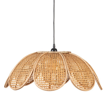 Ceiling Light 53 x 53 x 20,5 cm Natural Bamboo (2 Units)