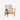 Fauteuil beige avec pieds en bois (67 x 73 x 84 cm)
