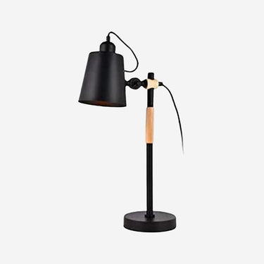 Lámpara de escritorio negra 60 W (Ø 15 x 54 cm)