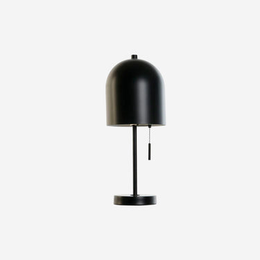 Lámpara de mesa de metal negro 50 W (20 x 20 x 41 cm)