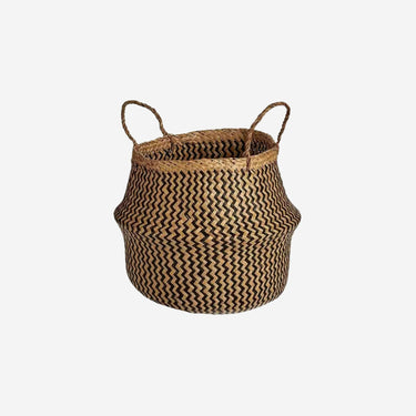Brown Black Decorative Basket (40 x 54 x 40 cm) (8 Units)