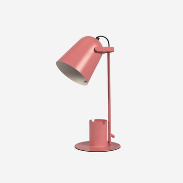 Lámpara de escritorio rosa de metal (35 cm)