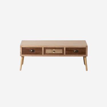 Table centrale en bois (110 x 50 x 43 cm)