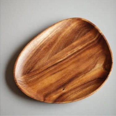 Decorative Acacia Wooden Tray (26 cm x 21 cm x 1,2 cm)