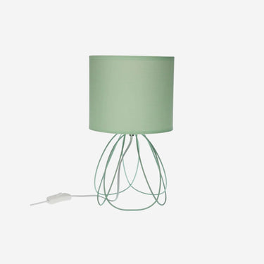 Lampada da tavolo verde (20 x 36 cm)