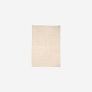 Alfombra blanca de color beige al aire libre (230 x 160 cm)