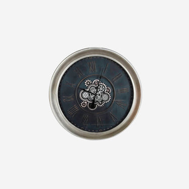 Wall Clock in Black Champagne and Metal (96 x 14 x 96 cm)