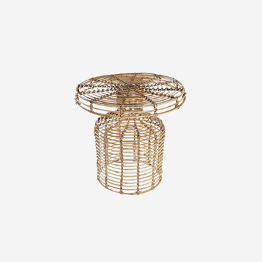 Round Side table in Rattan (48 x 48 x 45 cm)