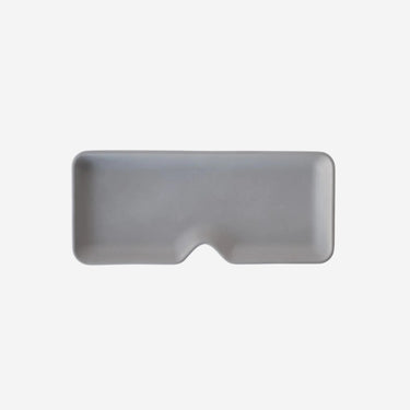 Quadratischer Brillenhalter – Grau