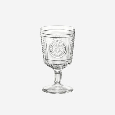 Transparentes Glasset im romantischen Stil (320 ml) (6 Einheiten)