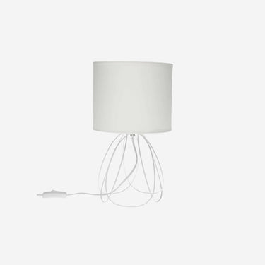 Lámpara de mesa blanca (20 x 36 cm)