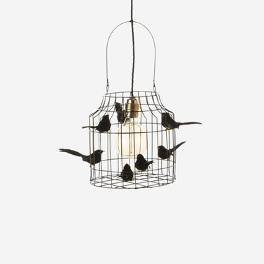 hanging lamp birds black