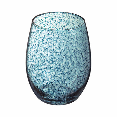 Coffret de 6 verres bleus artisanaux (36 cl)
