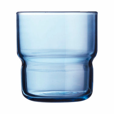 Set mit 6 blauen Gläsern (22 cl)