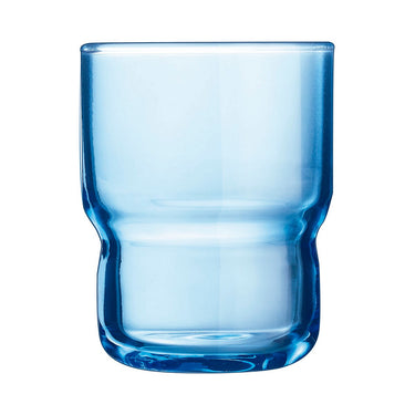 Set mit 6 blauen Gläsern (160 ml)
