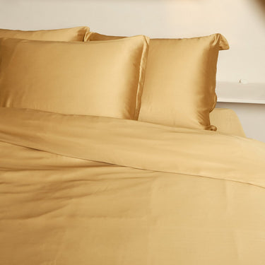 Bamboo Pillowcase Ocher Yellow