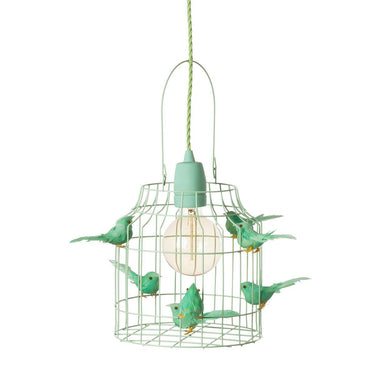 hanging lamp birds mint