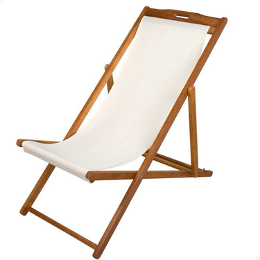 Weißer Outdoor-Stuhl (59 x 94 x 100 cm)