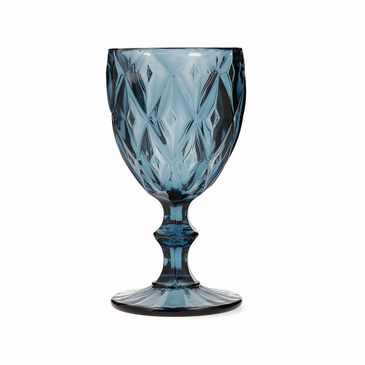 Wine glass Bidasoa Ikonic Blue 240 ml 6 Pieces