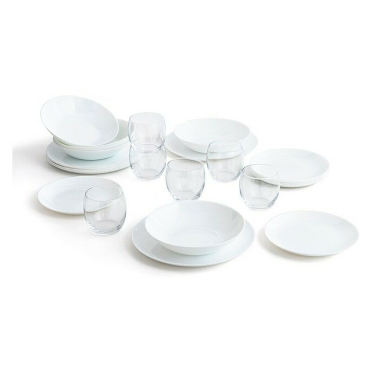 Tableware Set Glass (25 x 20 x 19 cm)