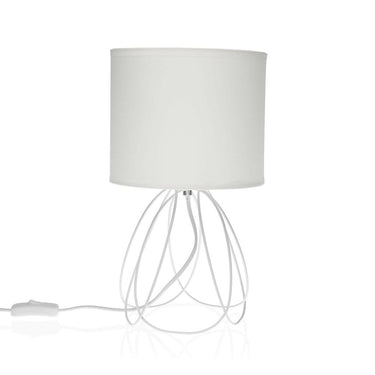 Lámpara de mesa blanca (20 x 36 cm)