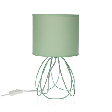Lampada da tavolo verde (20 x 36 cm)