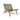 Brown Armchair in Natural Wood (65 x 80 x 68 cm)