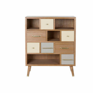 Multicolour Chest of drawers (76 x 34 x 94 cm)