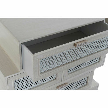 White Chest of drawers in Wood (60 x 32,5 x 84 cm)