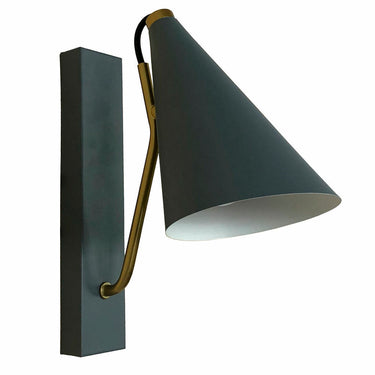 Wall Lamp in Metal with Golden finish (12 x 25 x 29 cm)