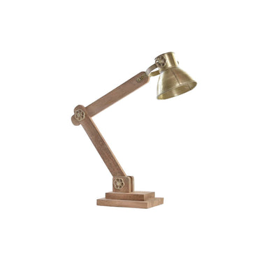 Lampe de bureau en Bois finition Dorée 220 V 50 W (50 x 15 x 65 cm)