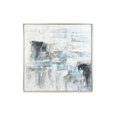 Pintura Abstrata Moderna (131 x 4 x 131 cm)