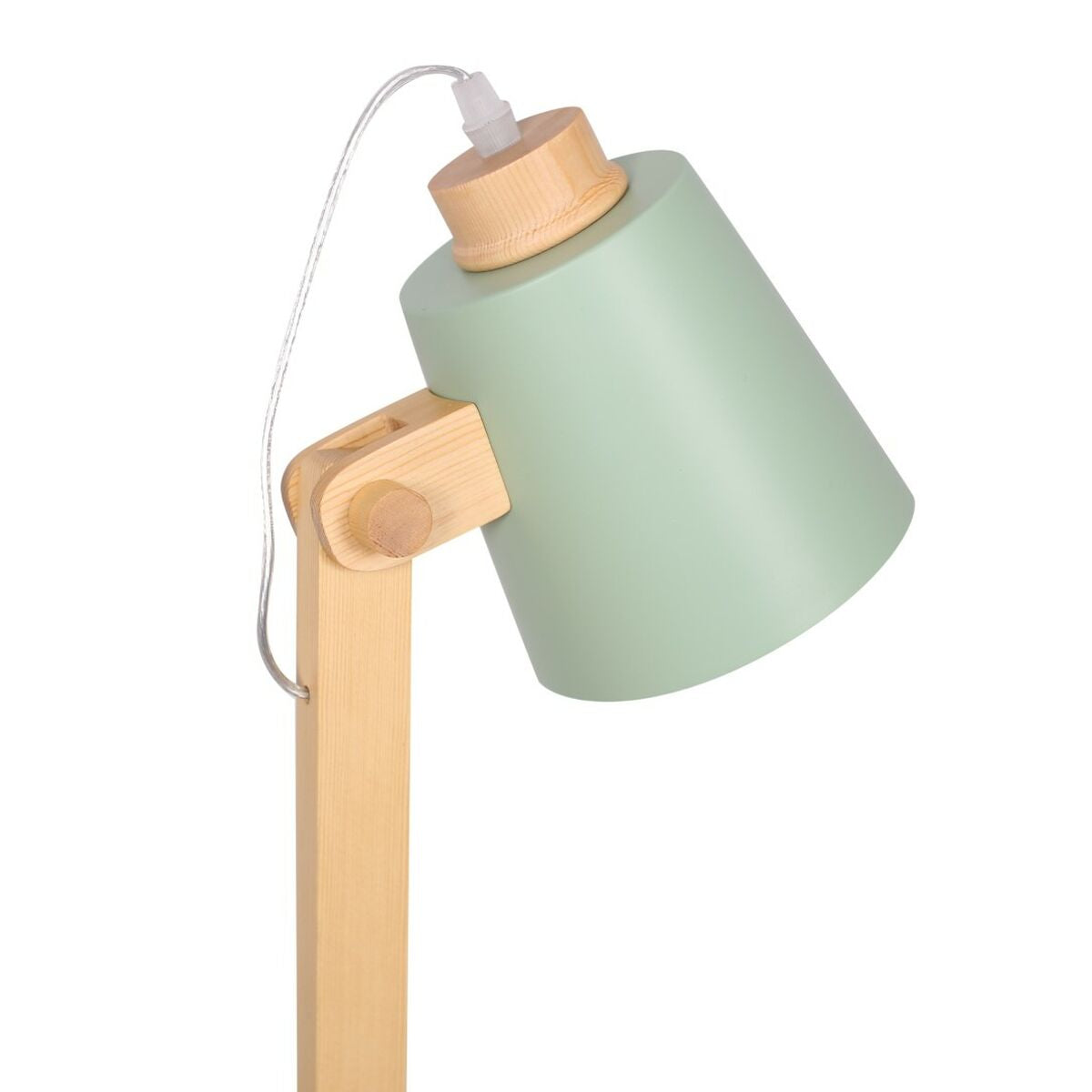 Green Pink Desk lamp in Wood and Metal 50 W 220 V (15 x 20 x 50 cm) (2 Units)