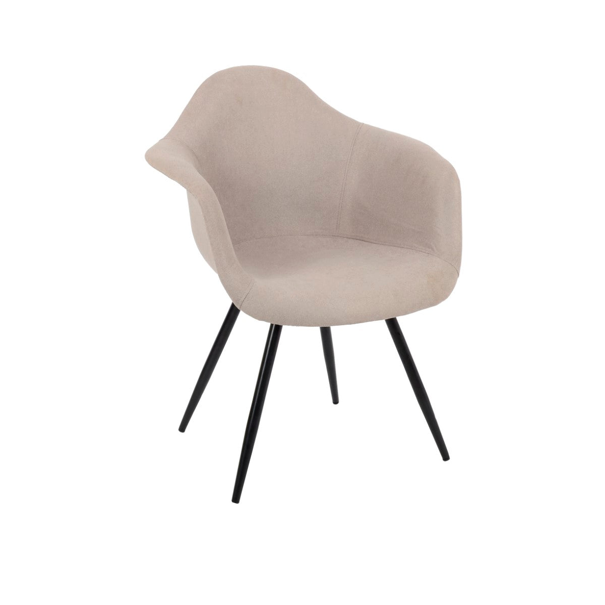 Grey Chair with Black Legs (63 x 52,5 x 82 cm)