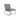 Grey Armchair with Black Metal Legs (66 x 71 x 77 cm)