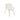 Silla Blanca de Espuma con Patas de Metal Dorado (63 x 57 x 73 cm)