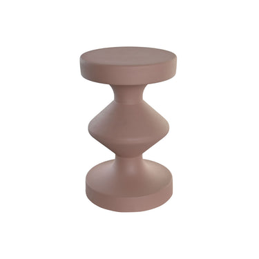 Pink Side table in Metal (29,5 x 29,5 x 47 cm)