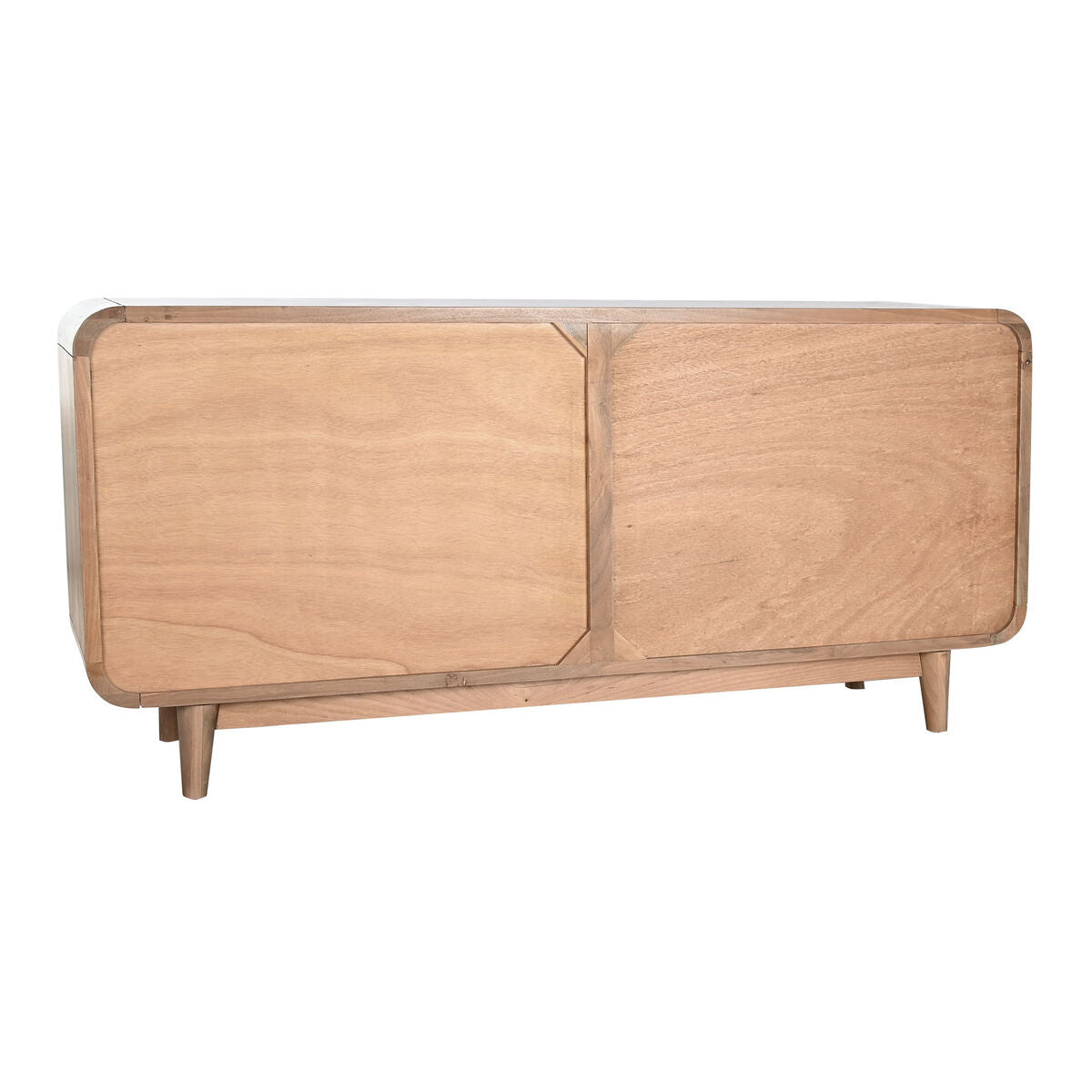 Sideboard in Wood with Rattan Finish (160 x 38 x 75 cm)