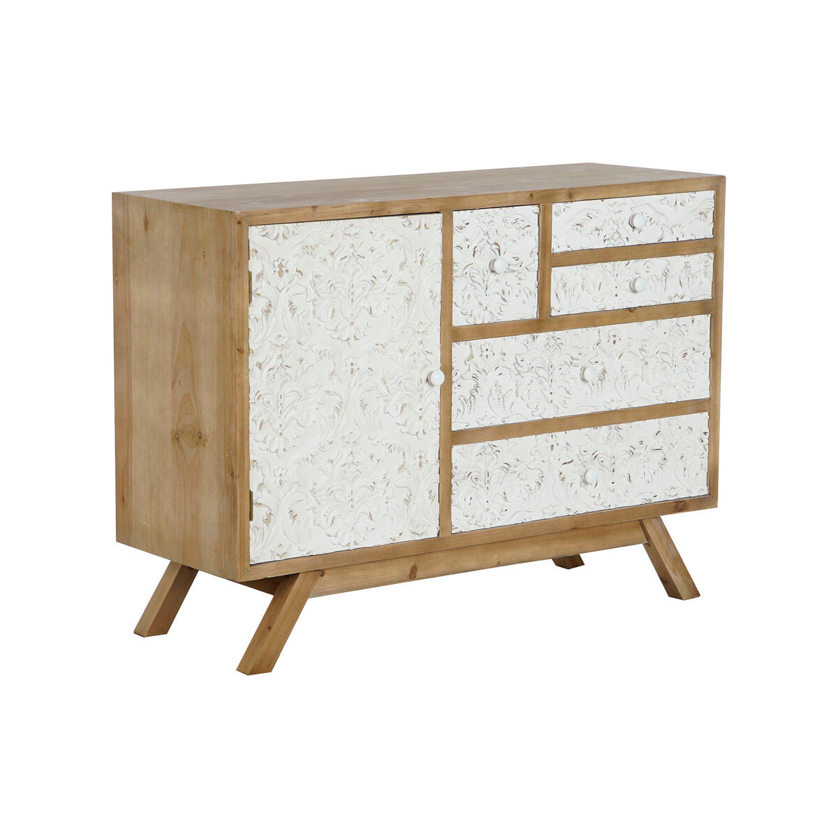 Chest of drawers in Wood and Arabic Style (106 x 38 x 78,5 cm)