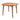 Table à manger ronde en acacia (110 x 110 x 75 cm)
