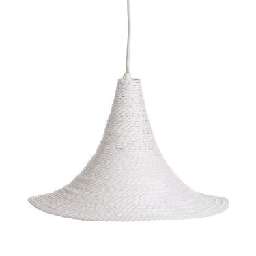 Luz de teto branca em corda (34 x 34 x 22 cm)