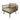 Sofá de exterior bege em rattan (83 x 84 x 67 cm)