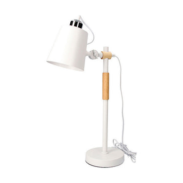 Lámpara de escritorio blanca 60 W (Ø 15 x 54 cm)