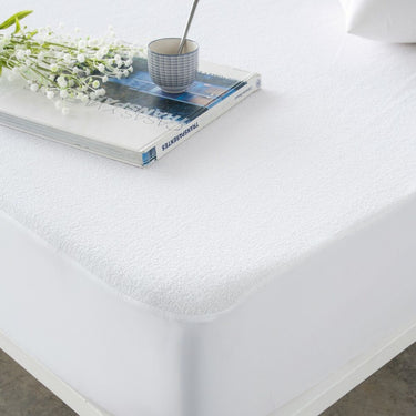 Protector de colchón Naturals Blanco 150 x 190/200 cm Cama de 150/160